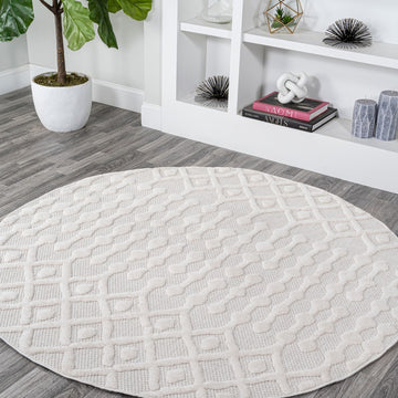 Peralta Moroccan Diamond Indoor/outdoor Area Rug